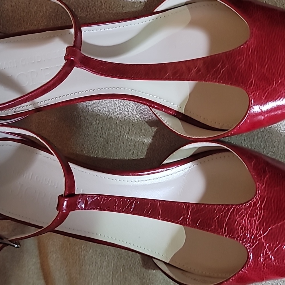 J Crew Mari Giudicelli X J.Crew made-in-Italy heels BU964 NEW with box - Picture 3 of 5